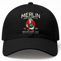 Merlin the Duck Honk Tour Mexico Retro Band Parody Baseball Cap Mexican Pride Soccer Locer Football Fans