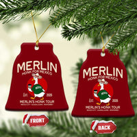 Merlin the Duck Honk Tour Mexico Retro Band Parody Ceramic Ornament Mexican Pride Soccer Locer Football Fans