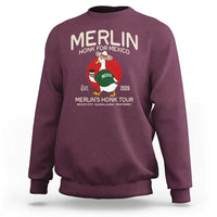 Merlin the Duck Honk Tour Mexico Retro Band Parody Sweatshirt Mexican Pride Soccer Locer Football Fans