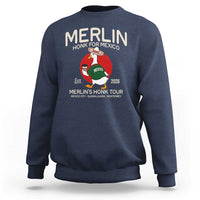 Merlin the Duck Honk Tour Mexico Retro Band Parody Sweatshirt Mexican Pride Soccer Locer Football Fans