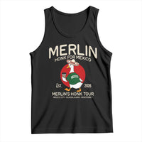 Merlin the Duck Honk Tour Mexico Retro Band Parody Tank Top Mexican Pride Soccer Locer Football Fans