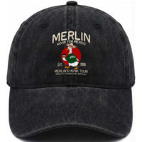 Merlin the Duck Honk Tour Mexico Retro Band Parody Washed Cotton Baseball Cap Mexican Pride Soccer Locer Football Fans