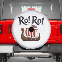Funny Norwegian Viking Longship Ro Ro Spare Tire Cover Retro Norge Norway Flag Football Fans