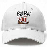 Funny Norwegian Viking Longship Ro Ro Baseball Cap Retro Norge Norway Flag Football Fans