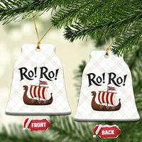 Funny Norwegian Viking Longship Ro Ro Ceramic Ornament Retro Norge Norway Flag Football Fans