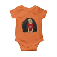 Funny Long Curly Hair Wig Soccer Cat Graphic Baby Onesie Spain Espana Sports Fans Meme Spanish Pride