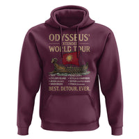 Odysseus Extended World Tour Hoodie Funny Greek Mythology Odyssey History Gift