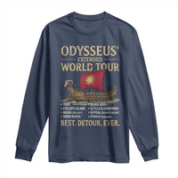 Odysseus Extended World Tour Long Sleeve Shirt Funny Greek Mythology Odyssey History Gift