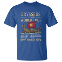 Odysseus Extended World Tour T Shirt Funny Greek Mythology Odyssey History Gift