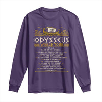 Odysseus World Tour Epic Journey Long Sleeve Shirt Funny Greek Mythology Odyssey History Gift