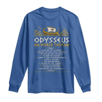 Odysseus World Tour Epic Journey Long Sleeve Shirt Funny Greek Mythology Odyssey History Gift