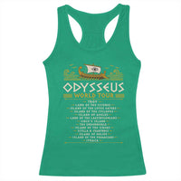 Odysseus World Tour Epic Journey Racerback Tank Top Funny Greek Mythology Odyssey History Gift