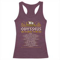 Odysseus World Tour Epic Journey Racerback Tank Top Funny Greek Mythology Odyssey History Gift