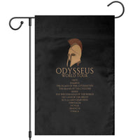 Odysseus Ancient Greek Odyssey World Tour Garden Flag Mythology Corinthian Helmet History Lover Gift