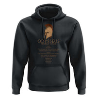 Odysseus Ancient Greek Odyssey World Tour Hoodie Mythology Corinthian Helmet History Lover Gift