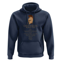 Odysseus Ancient Greek Odyssey World Tour Hoodie Mythology Corinthian Helmet History Lover Gift