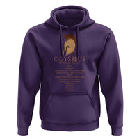 Odysseus Ancient Greek Odyssey World Tour Hoodie Mythology Corinthian Helmet History Lover Gift