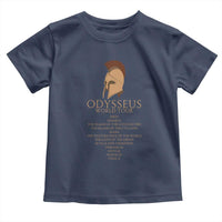 Odysseus Ancient Greek Odyssey World Tour Toddler T Shirt Mythology Corinthian Helmet History Lover Gift