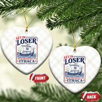 Funny Odysseus Journey Epic Odyssey Parody Ceramic Ornament Retro Get In Loser Returning To Ithaca Greek Mythology Meme
