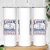 Funny Odysseus Journey Epic Odyssey Parody Skinny Tumbler Retro Get In Loser Returning To Ithaca Greek Mythology Meme