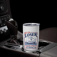 Funny Odysseus Journey Epic Odyssey Parody Tumbler Cup Retro Get In Loser Returning To Ithaca Greek Mythology Meme
