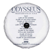 Odysseus Mediterranean Tour Spare Tire Cover Funny Greek Mythology Ancient History Graphic