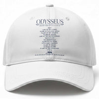 Odysseus Mediterranean Tour Baseball Cap Funny Greek Mythology Ancient History Graphic