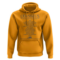 Odysseus Mediterranean Tour Hoodie Funny Greek Mythology Ancient History Graphic
