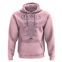 Odysseus Mediterranean Tour Hoodie Funny Greek Mythology Ancient History Graphic