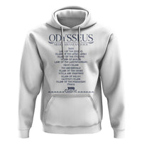 Odysseus Mediterranean Tour Hoodie Funny Greek Mythology Ancient History Graphic