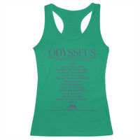 Odysseus Mediterranean Tour Racerback Tank Top Funny Greek Mythology Ancient History Graphic