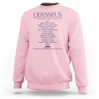 Odysseus Mediterranean Tour Sweatshirt Funny Greek Mythology Ancient History Graphic