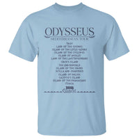 Odysseus Mediterranean Tour T Shirt Funny Greek Mythology Ancient History Graphic