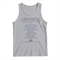 Odysseus Mediterranean Tour Tank Top Funny Greek Mythology Ancient History Graphic
