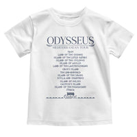 Odysseus Mediterranean Tour Toddler T Shirt Funny Greek Mythology Ancient History Graphic