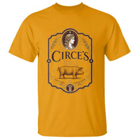 Circes BBQ Funny Greek Mythology Dark Humor T Shirt Slow Smoked Legendary Flavor Odysseus Pigs Odyssey Parody