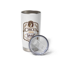 Circes BBQ Funny Greek Mythology Dark Humor Tumbler Cup Slow Smoked Legendary Flavor Odysseus Pigs Odyssey Parody