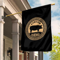 Circes BBQ Ancient Greek Mythology Dark Humor Garden Flag Odysseus Pigs Odyssey Parody History Lover Gift