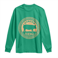 Circes BBQ Ancient Greek Mythology Dark Humor Long Sleeve Shirt Odysseus Pigs Odyssey Parody History Lover Gift