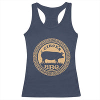 Circes BBQ Ancient Greek Mythology Dark Humor Racerback Tank Top Odysseus Pigs Odyssey Parody History Lover Gift