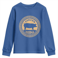 Circes BBQ Ancient Greek Mythology Dark Humor Youth Sweatshirt Odysseus Pigs Odyssey Parody History Lover Gift