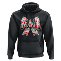 Coquette Bow Christmas Tree Cake Hoodie Xmas Vibes