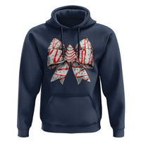 Coquette Bow Christmas Tree Cake Hoodie Xmas Vibes