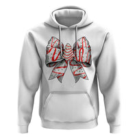 Coquette Bow Christmas Tree Cake Hoodie Xmas Vibes