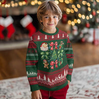 Christmas Tree Retro Coquette Bow Ugly Christmas Sweater Santa Claus Candy Festive Xmas Vibes - Wonder Print Shop