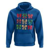 Merry Christmas Coquette Bow Hoodie Festive Xmas Vibe