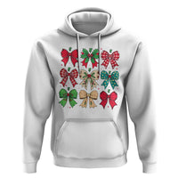 Merry Christmas Coquette Bow Hoodie Festive Xmas Vibe