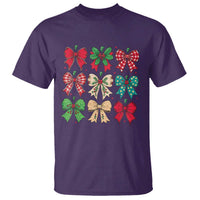 Merry Christmas Coquette Bow T Shirt Festive Xmas Vibe - Wonder Print Shop