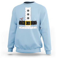 Santa Claus Suit Costume Sweatshirt Retro Festive Christmas Vibe - Wonder Print Shop