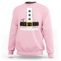 Santa Claus Suit Costume Sweatshirt Retro Festive Christmas Vibe - Wonder Print Shop